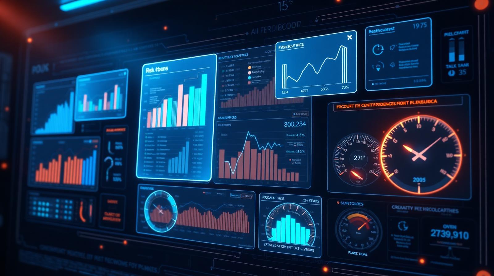 AI risk scoring and document intelligence dashboard